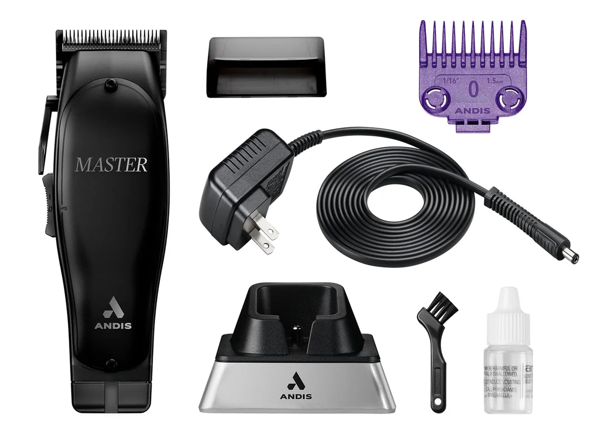 Andis Master Cordless Clipper Black Label Edition w/ Phaze Blade MLC