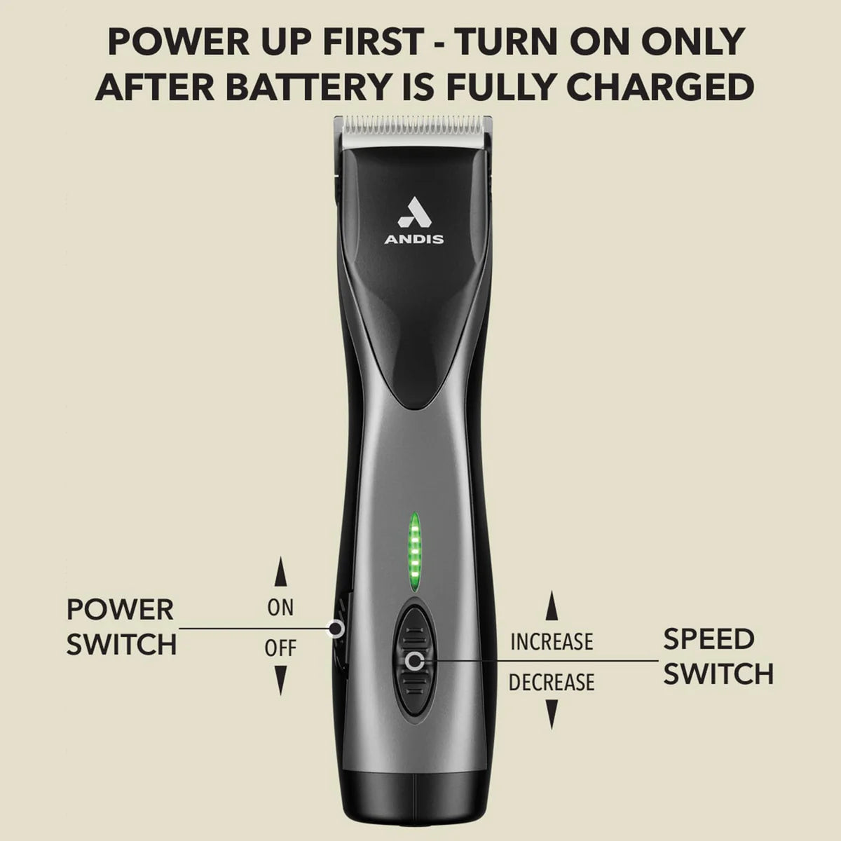 Andis Supra ZR II Cordless Detachable Blade Clipper
