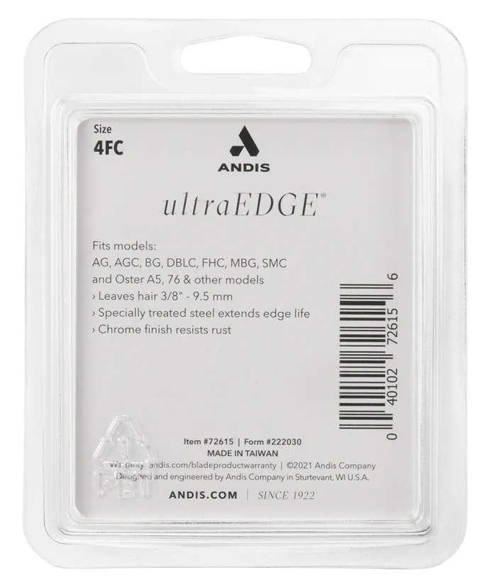 Andis Ultra Edge Detachable Blade - Size 4 Skip Tooth