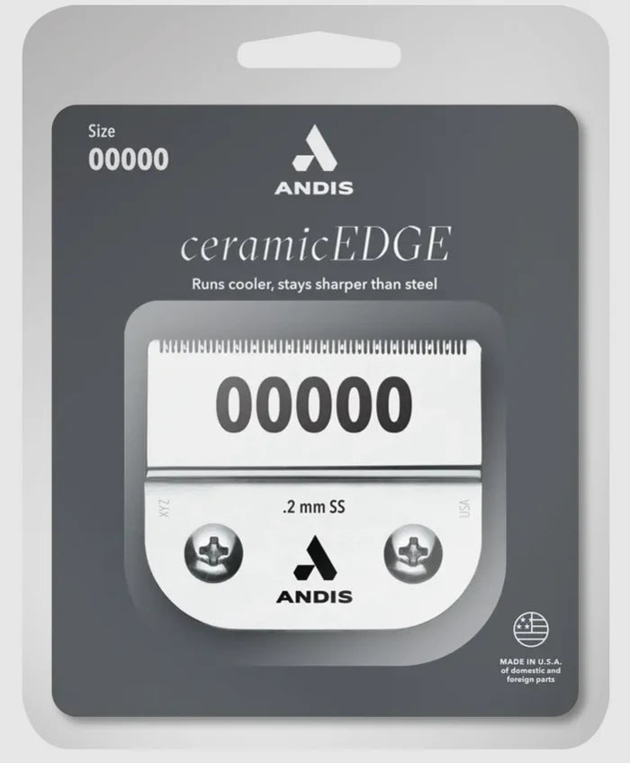 Andis Ceramic Edge Close Cutting Detachable Blade - Size 00000