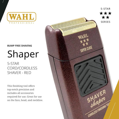 Wahl Professional 5 Star Super Close Cordless Double Foil Shaver