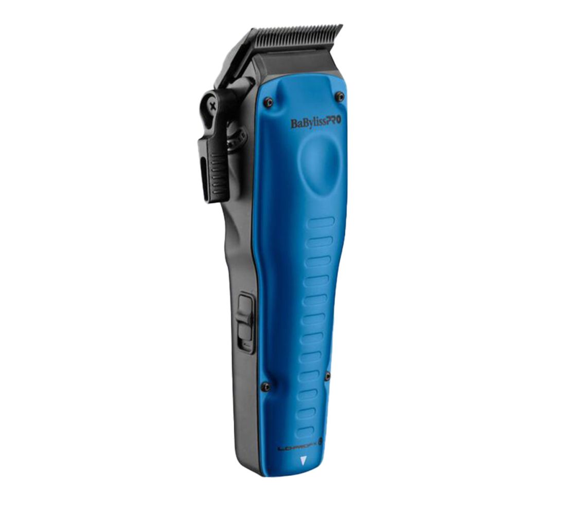 BaBylissPRO FXONE Lo-Pro FX High Performance Low Profile Limited Edition Black & Blue Clipper w/ Interchangeable Lithium Battery Pack