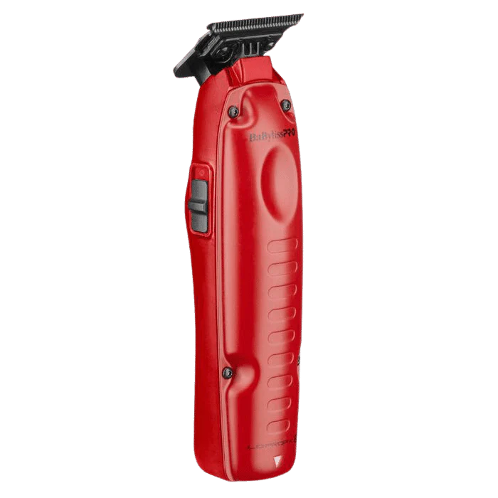 BaBylissPRO FXONE Lo-ProFX Matte Red High Performance Low Profile Trimmer w/Interchangeable Lithium Battery Pack