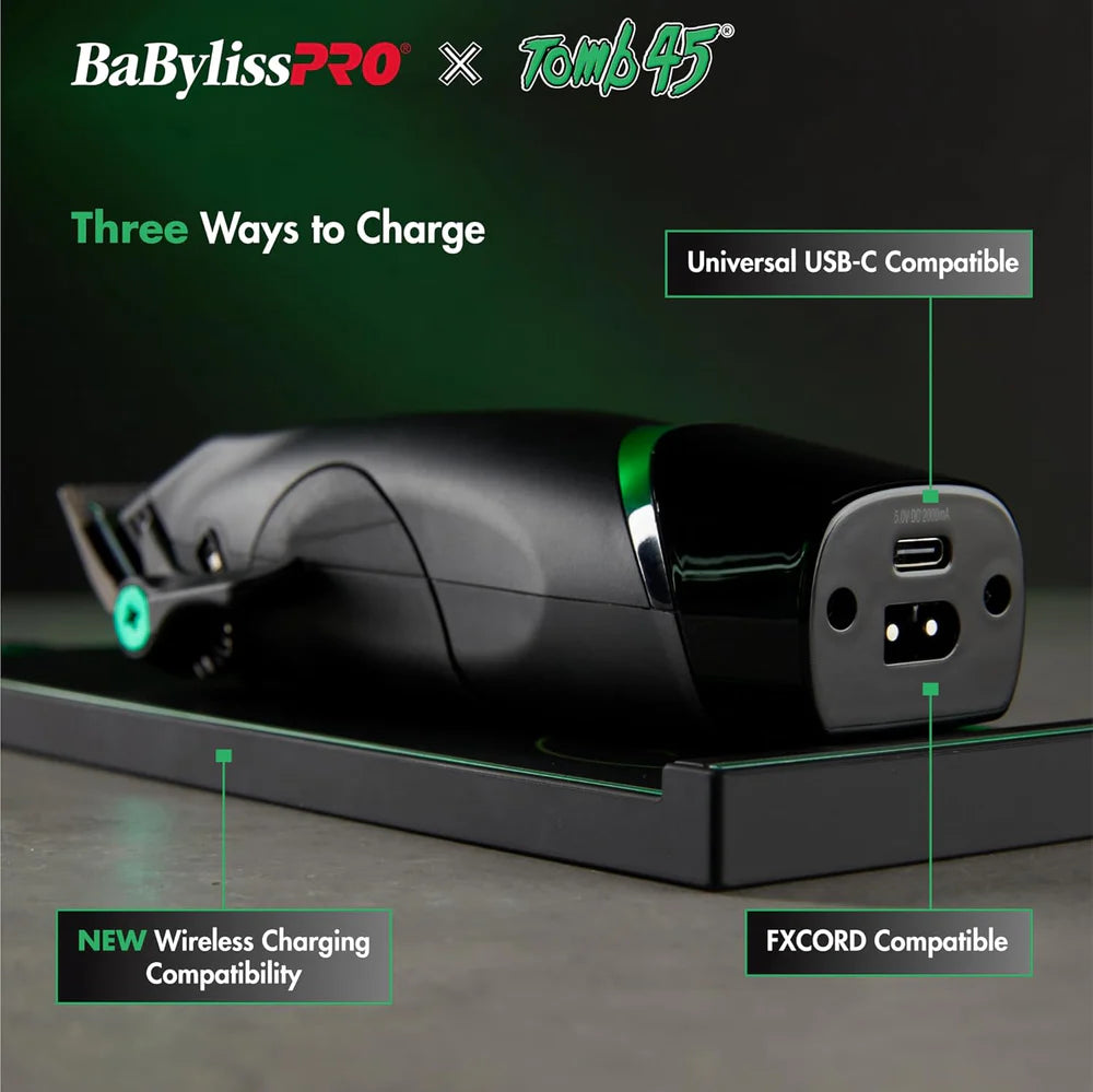 BaBylissPRO x Tomb45 Wireless Charging Clipper
