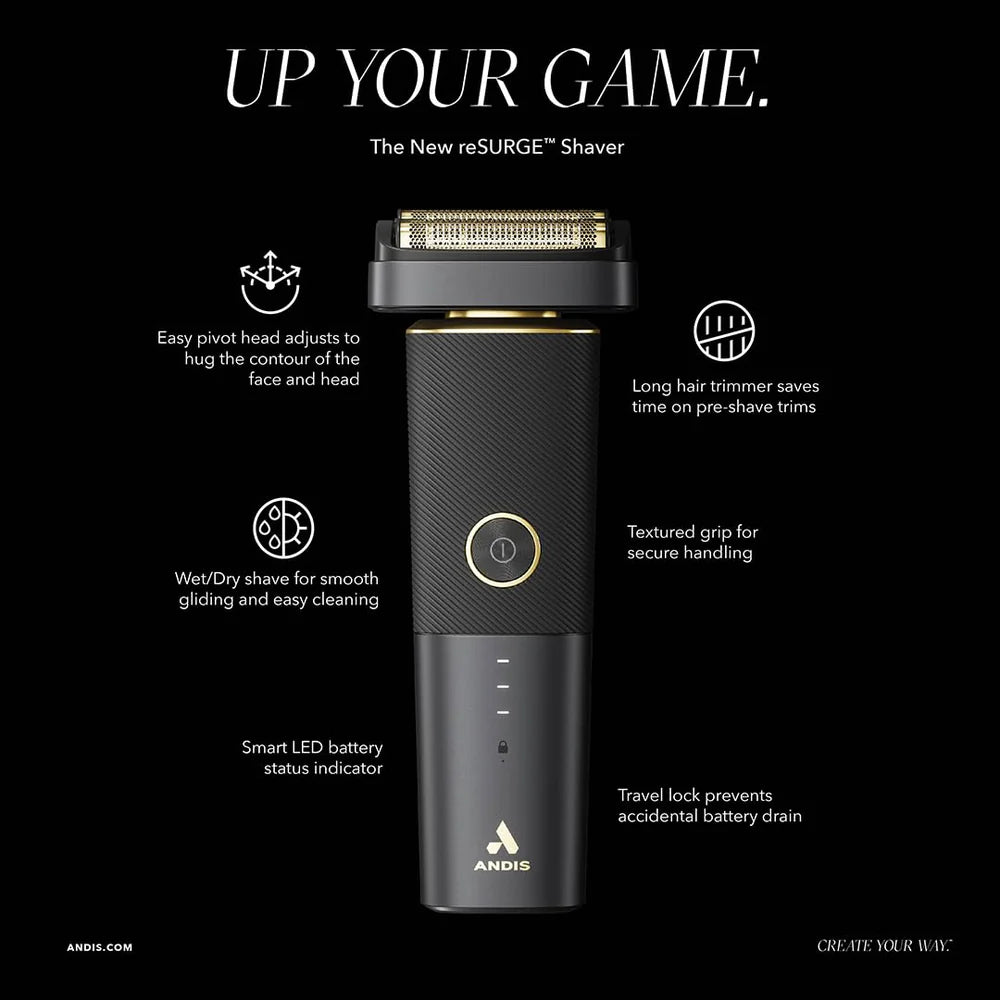 Andis reSURGE Cordless Double Foil Shaver