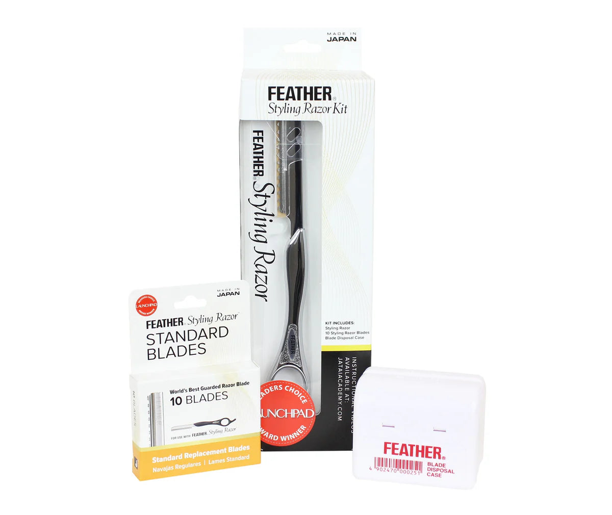 Feather Styling Razor Kit w/ 10 Standard Blades