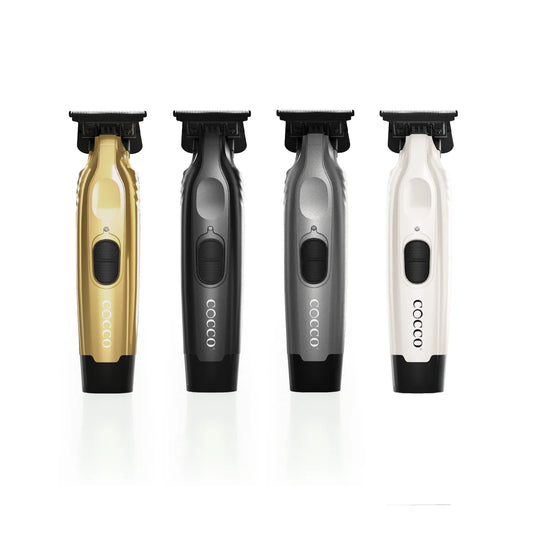 Cocco Veloce Pro Cordless Trimmer w/ Digital Gap Ambassador DLC Blade + Black Charging Stand