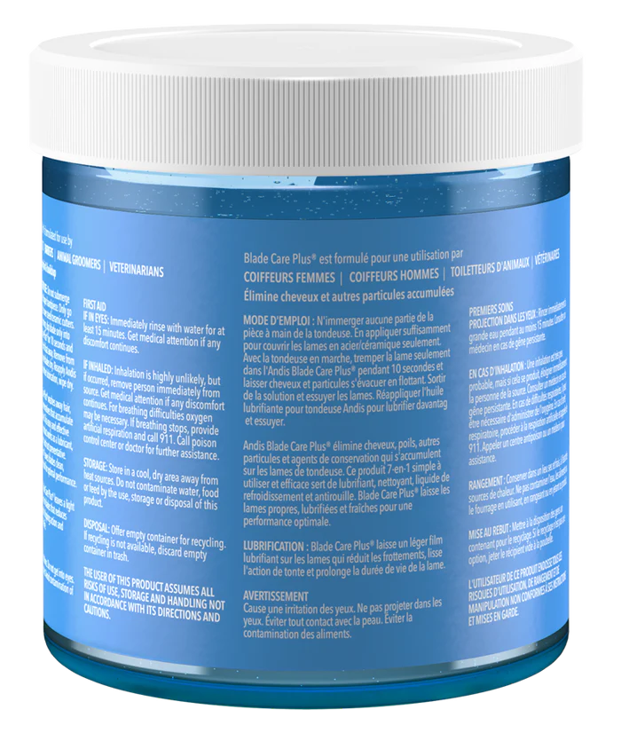 Andis Blade Care Plus Dip Jar for Clipper Blades (488ml/16.5oz)