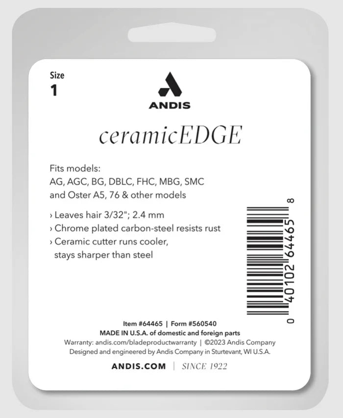Andis Ceramic Edge Detachable Graduation Blade - Size 1