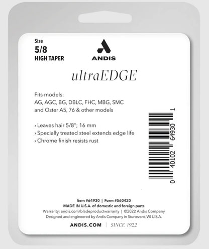 Andis Ultra Edge Detachable Finish Cut Blade - Size 5/8HT