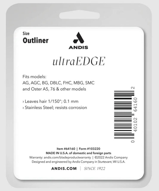 Andis Ultra Edge Detachable Extremely Close Cutting Outlining Blade - Size 1/150