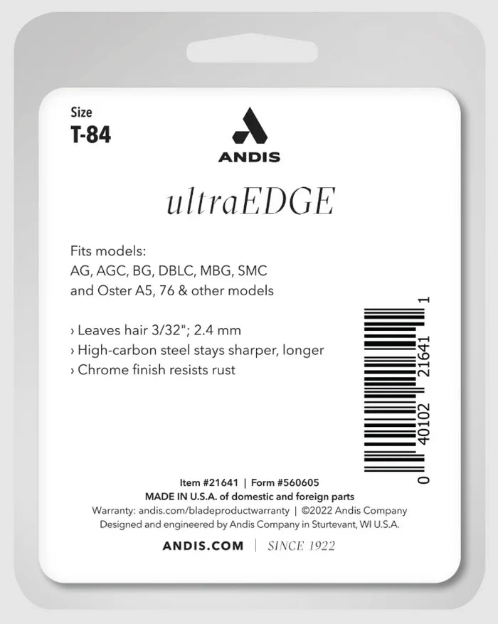 Andis Ultra Edge Detachable Blade - Size T-84