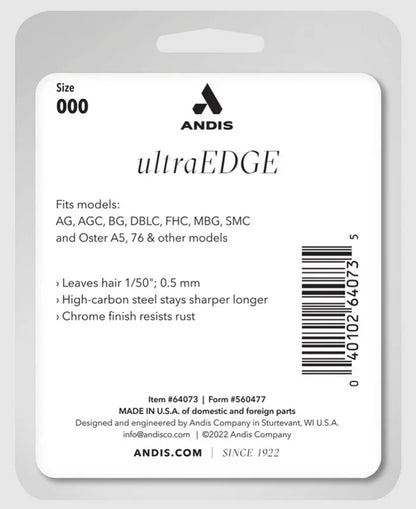 Andis Ultra Edge Close Cutting Detachable Blade - Size 000